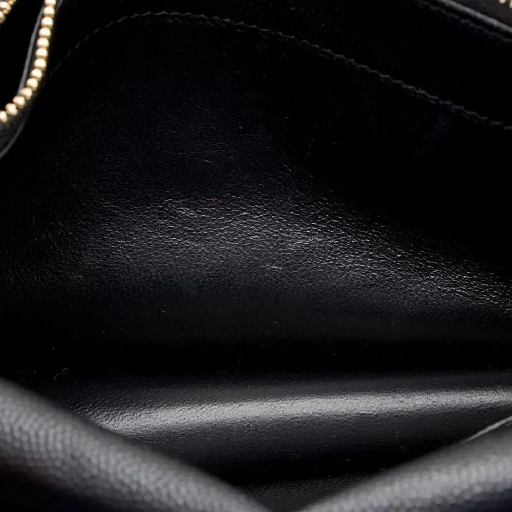 Saint Laurent Matelasse Grain de Poudre Monogram Envelope Chain Wallet - Picture 13 of 14